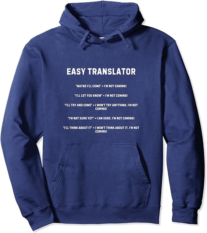 Easy Translator For Introverts - Hoodie