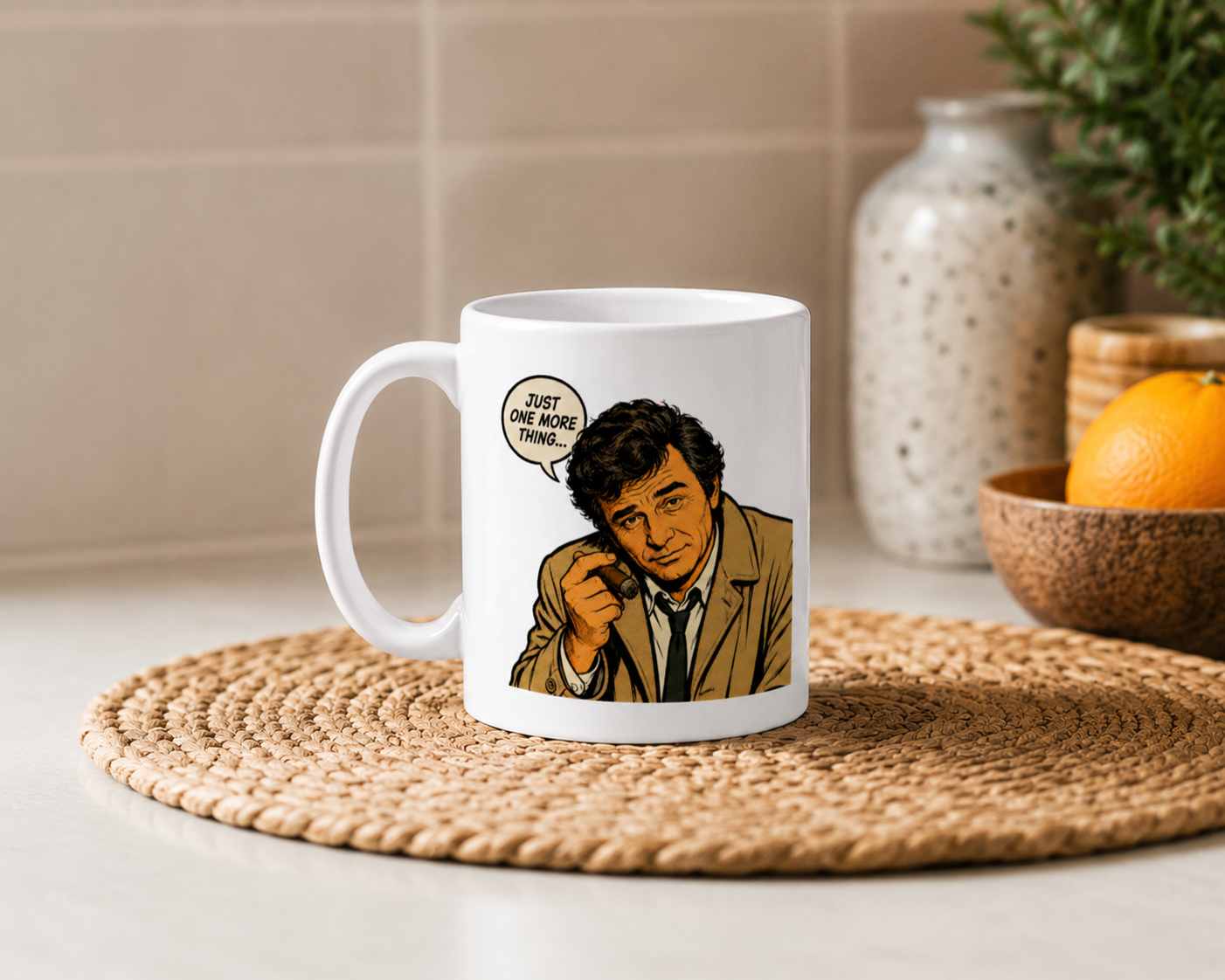 Lt. Columbo Popart Mug - 11oz