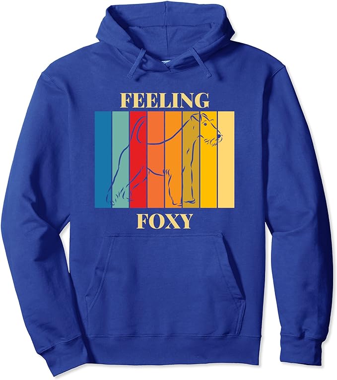 Feeling Foxy - Wire Haired Fox Terrier Colourful Rainbow - Hoodie