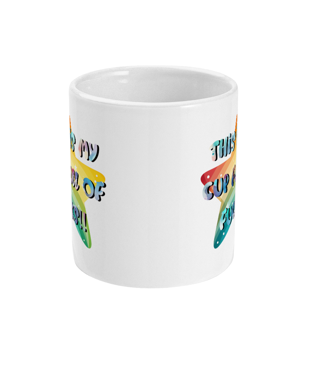 This Is My Cup Full Of Fucks - 11oz Mug - NSFW - Star Watercolour Splash