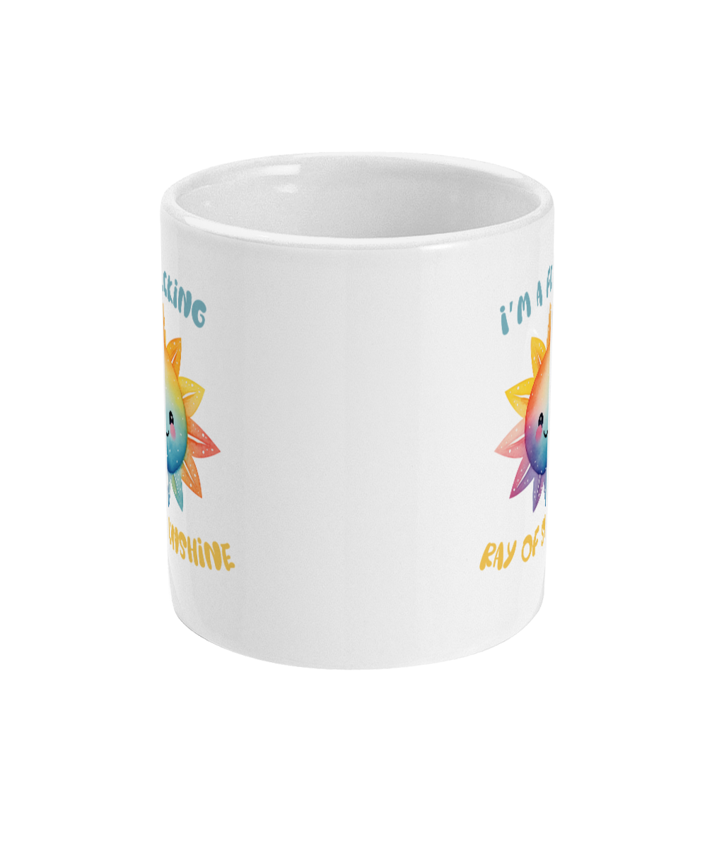 I'm A F*cking Ray Of Sunshine - 11oz Mug - Watercolour Style