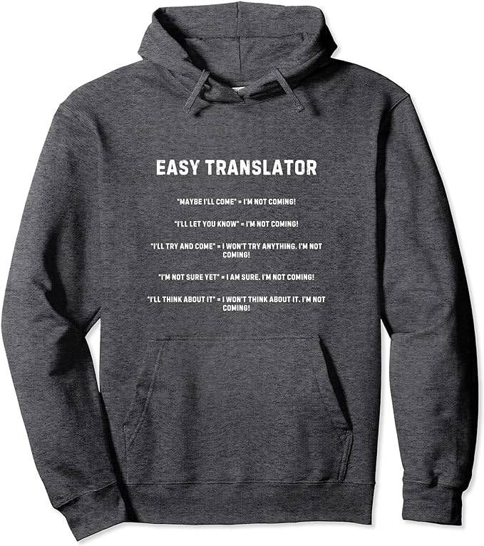 Easy Translator For Introverts - Hoodie