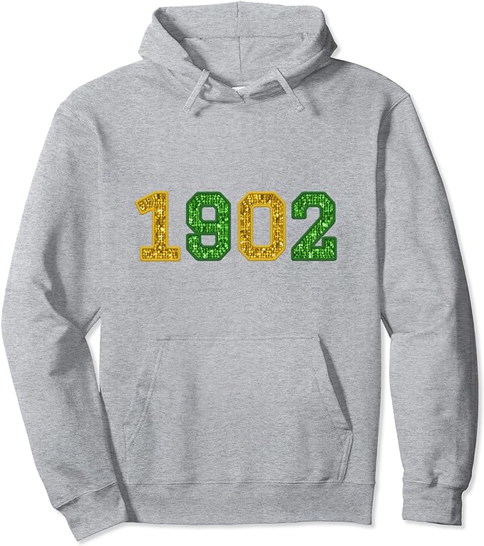 Norwich City - 1902 - Sequin Style Printed Hoodie