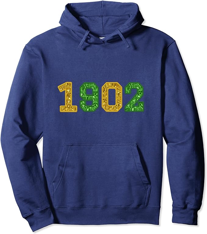 Norwich City - 1902 - Sequin Style Printed Hoodie