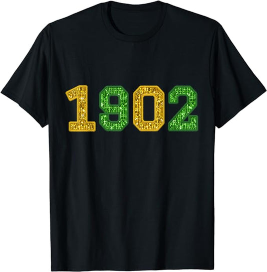 Norwich City - 1902 - Sequin Style Printed T-Shirt