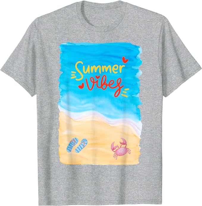 Summer Vibes Beach - T-Shirt
