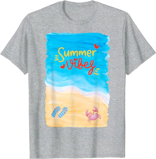 Summer Vibes Beach - T-Shirt