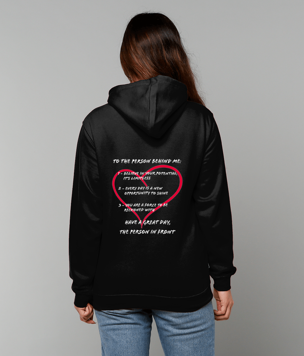 Life Affirming and Motivational Hoodie - Printed On The Back