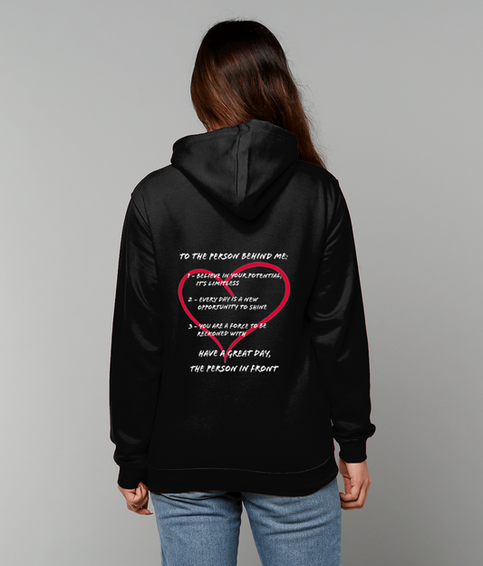 Life Affirming and Motivational Hoodie - Printed On The Back