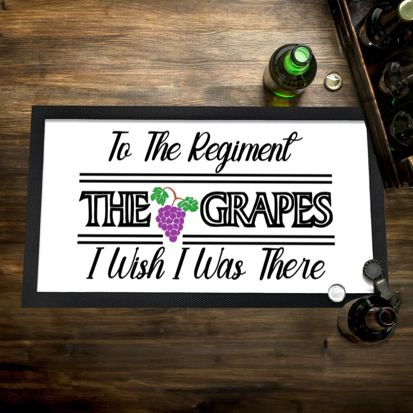 The Grapes Bar Runner - Early Doors Inspired Design - To The Regiment - I Wish I Was There